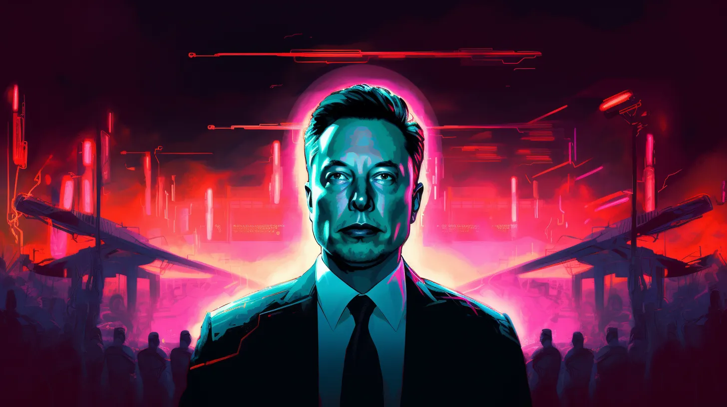 Elon Musk illustration